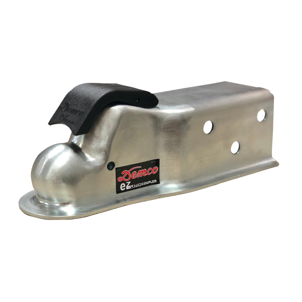 Demco RV 15945 EZ-Latch Class III Straight Tongue Coupler – 2″ Ball – 7K