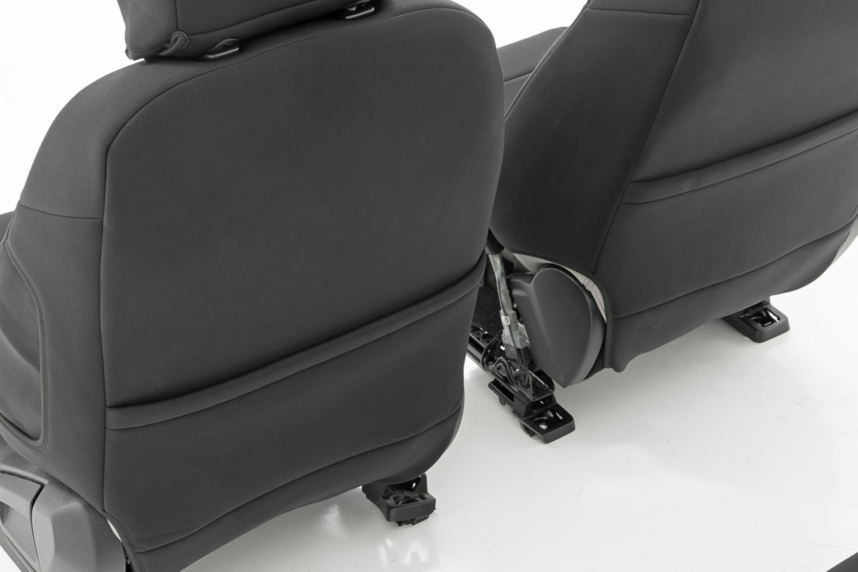 Rough Country Seat Covers | FR Bucket and RR Bench | Ford Ranger 2WD/4WD (2019-2026)