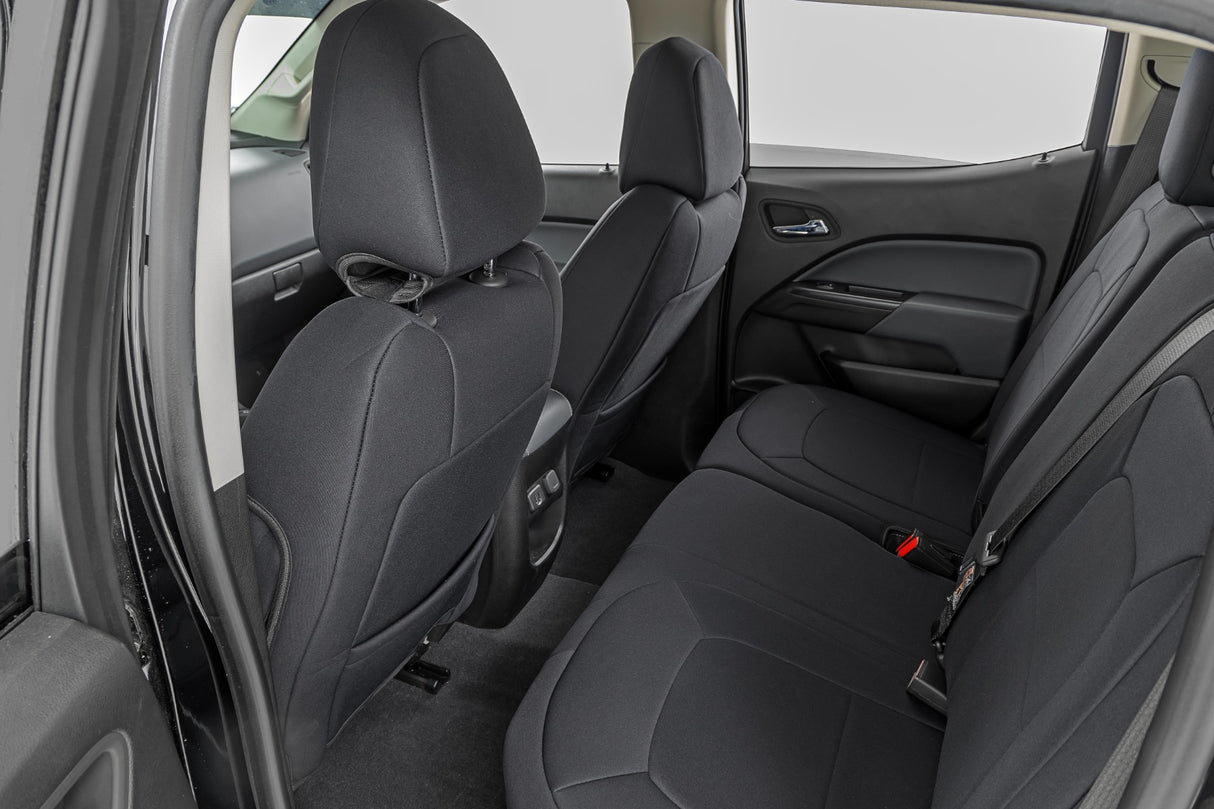 Rough Country Seat Covers | Front Bucket | Rear Bench | Chevy/GMC Canyon/Colorado (2015-2022)