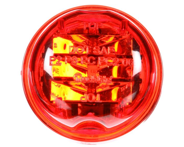 Truck-Lite 30275R 2" LED Clearance / Marker Light – Red Lens High Profile (PL-10, Wilson Trailer Replacement)