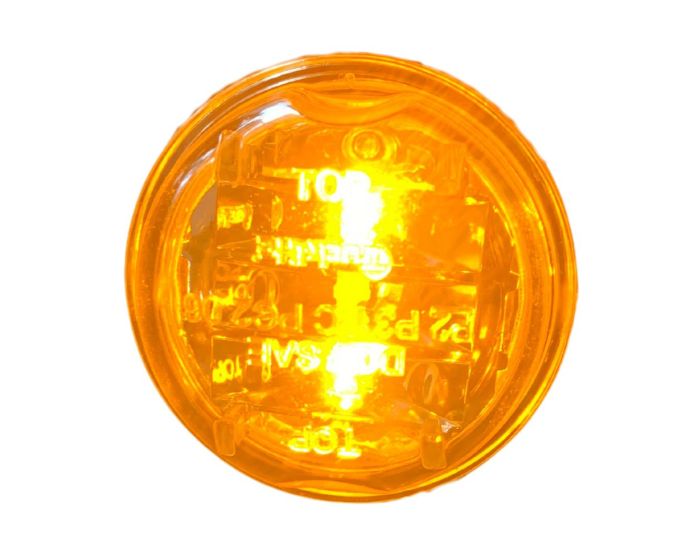Truck-Lite 30376Y 2" Clear Amber LED Clearance / Marker Light – Wilson Trailer High Profile Replacement