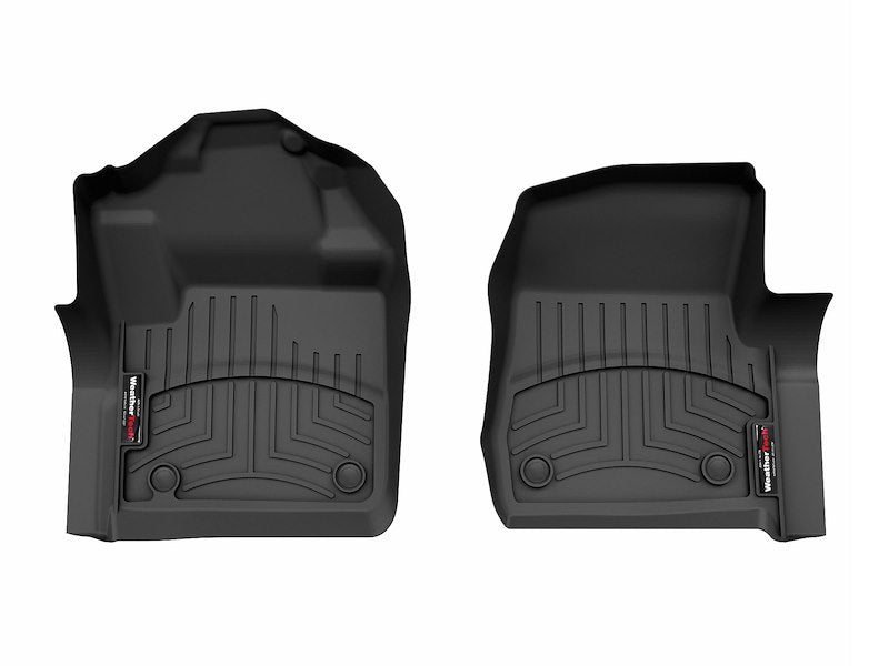 WeatherTech Front FloorLiner - Black - Ford F-250/F-350/F-450/F-550 Super Duty (2017-2023) - 4410541