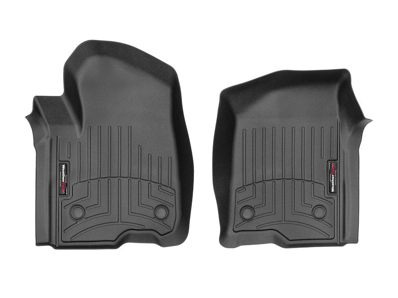 WeatherTech Front FloorLiner - Black - Chevy Silverado / GMC Sierra 1500/2500HD/3500HD (2019-2026) - 4414361