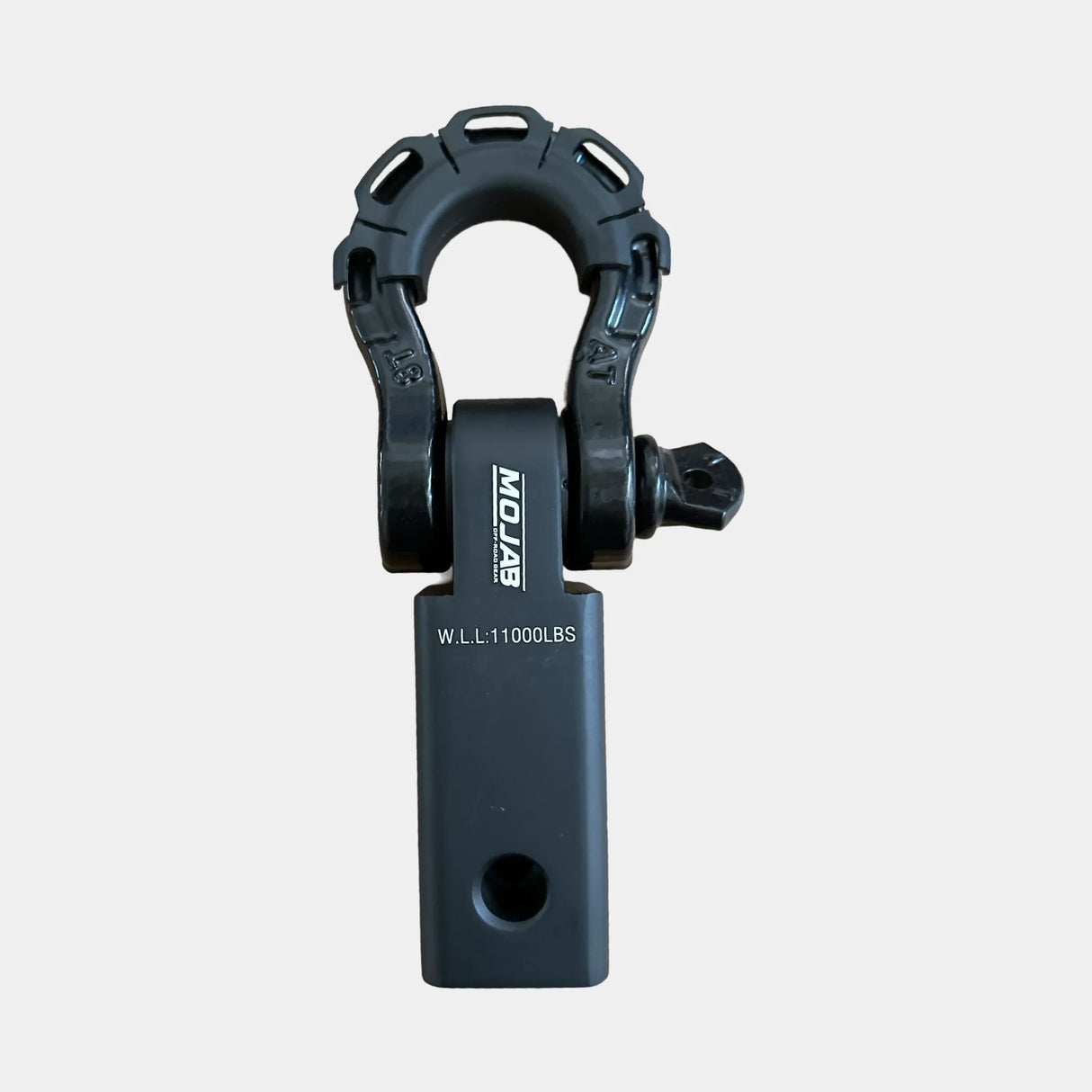 2'' Aluminum Hitch Receiver with Steel D-Shackle (LIFETIME WARRANTY)