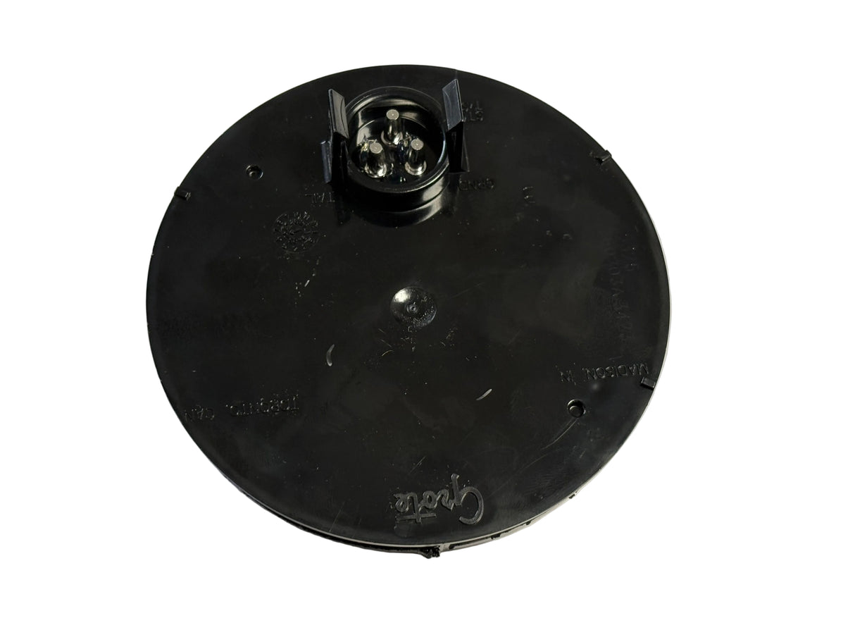 Wilson LED Clear Red 4" Round Stop Tail Turn Light – 10 Diode, Grommet Mount, 3-Pin