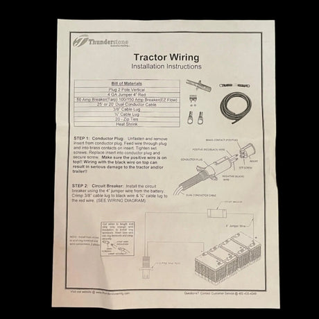 50-AMP Power Cord Kit Thunder systems - Rodoc Leasing Sales & Service