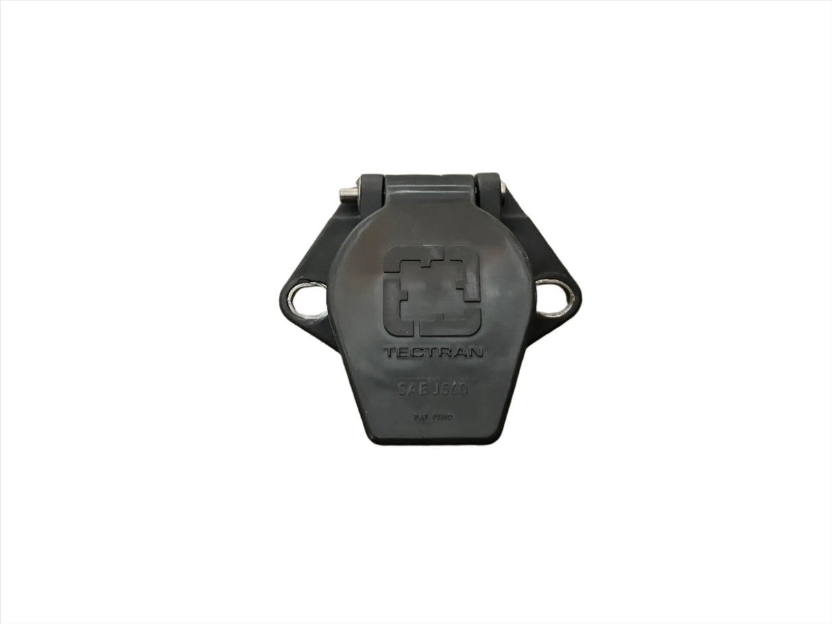 Tectran SAE J560 trailer electrical connector cover on white background