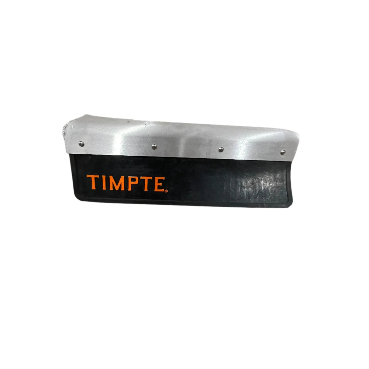 TIMPTE trailer fender mud flap with black and silver metal design