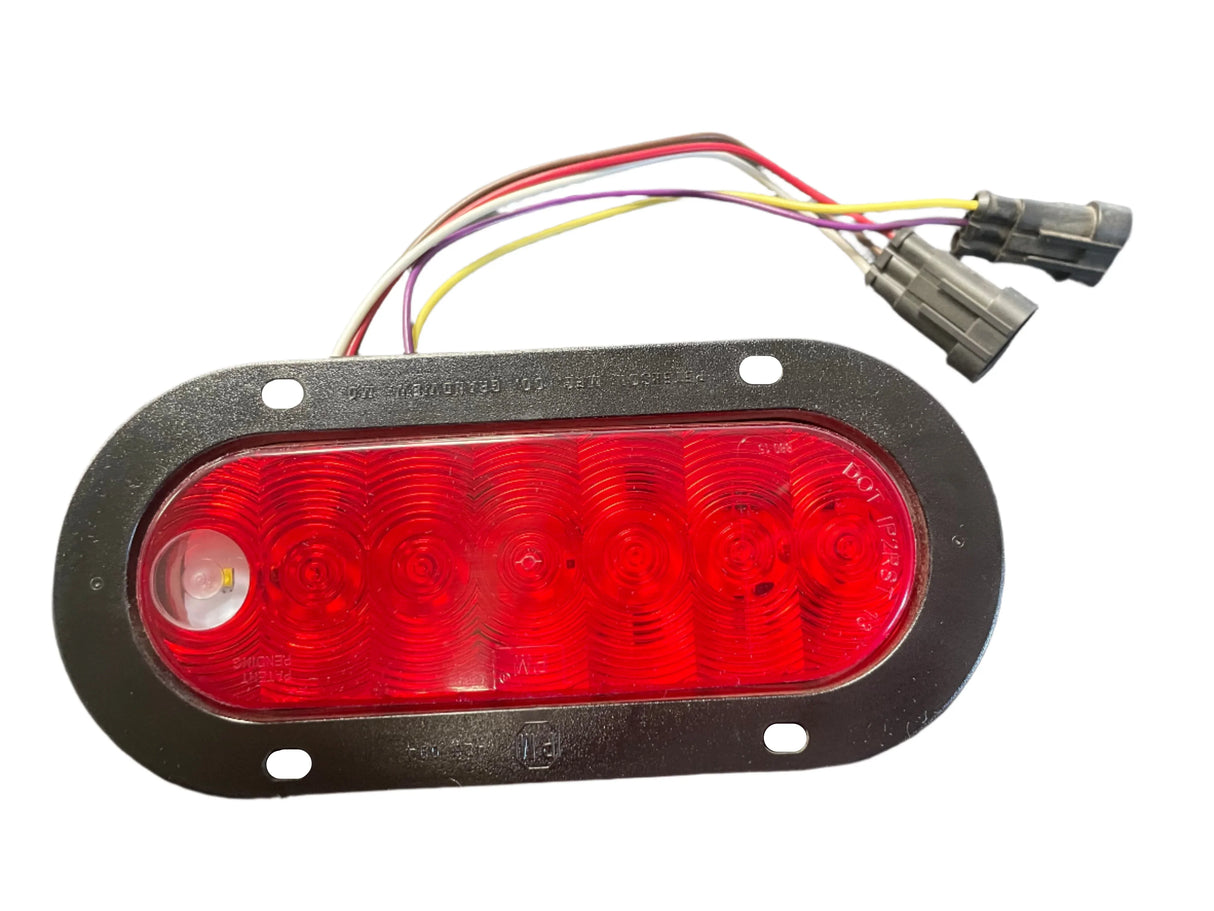 Quadra LED Oval Taillight with Reverse Light for Eby Trailers - Rodoc Leasing Sales & Service