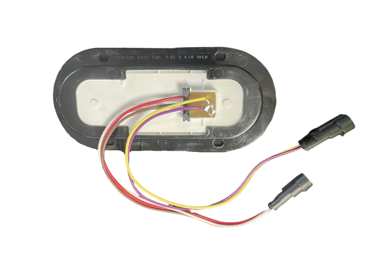 Quadra LED Oval Taillight with Reverse Light for Eby Trailers - Rodoc Leasing Sales & Service