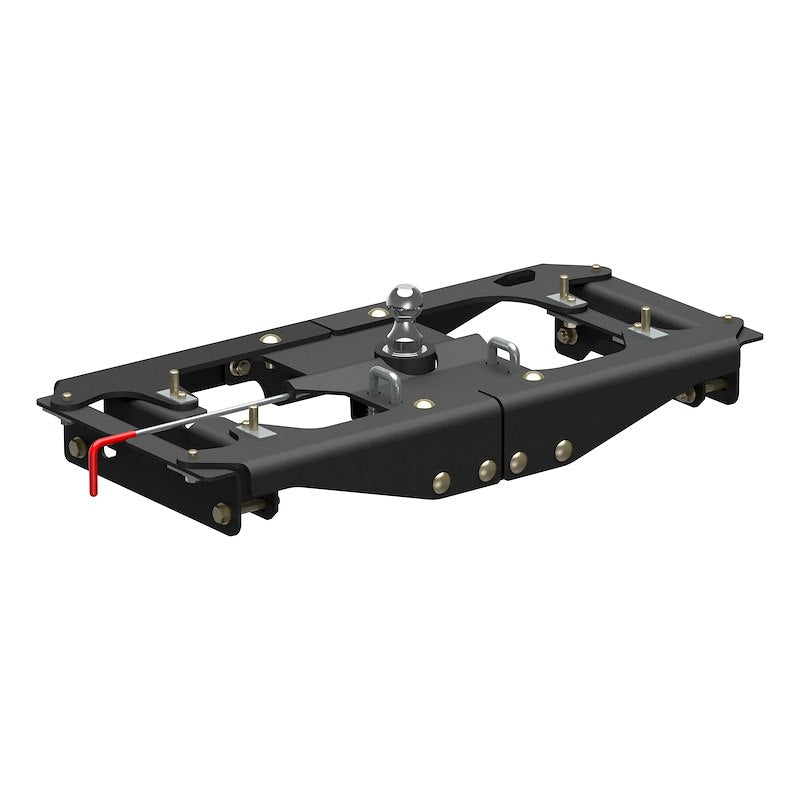 CURT 60703 PowerRide Under-Bed Gooseneck Trailer Hitch | Direct-Fit | Up to 40,000 LB Towing Capacity