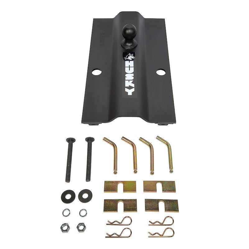 Husky Towing 31368 Gooseneck Trailer Hitch – 25,000 LB Capacity | 2-5/16" Fixed Ball | In-Bed Mount