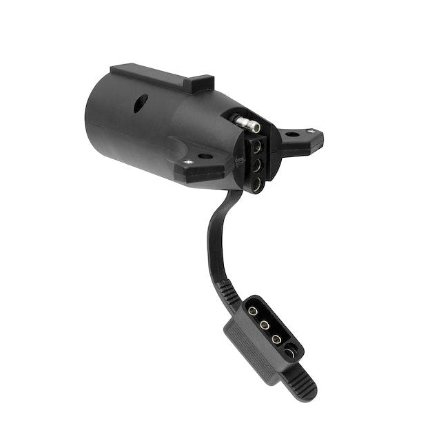 CURT TRAILER WIRING ADAPTOR 7-WAY TO 4 FLAT PLUG 57245