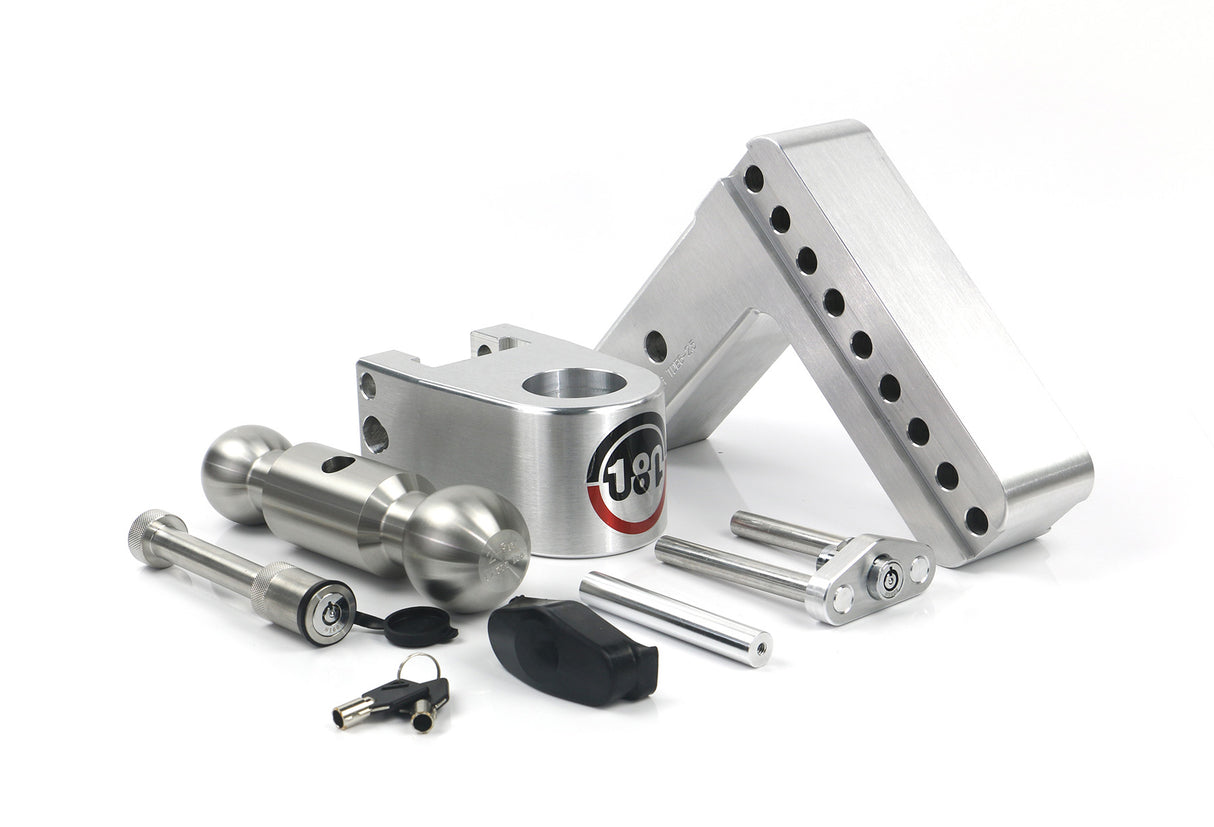 180 Hitch 6" Drop Hitch w/ 2.5" Shank (10K/18.5K GTWR) w/ WS05
