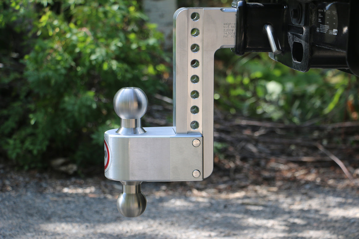 180 Hitch 8" Drop Hitch w/ 2" Shank (10K/12.5K GTWR) w/ WS05