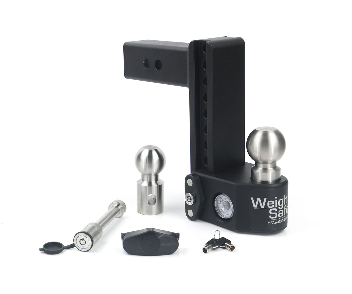 Steel Weigh Safe 8" Drop Hitch w/ 2" Shank (10K/15K GTWR) w/ WS05