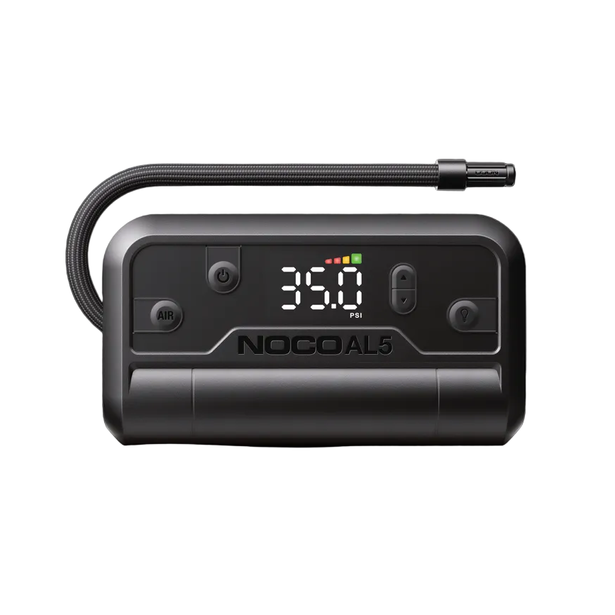 NOCO AL5 Lithium Portable Air Compressor & Inflator – 5A Motor, 130 PSI, USB-C Rechargeable