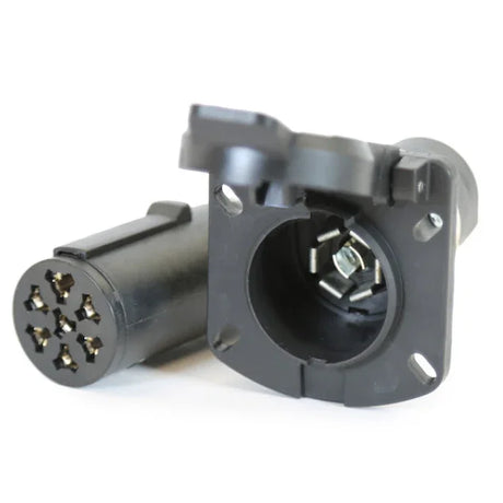 Buyers 7-Way Round to 7-Way RV Flat Trailer Connector Adapter - Rodoc Leasing Sales & Service