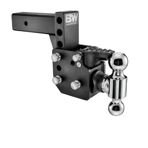 B&W Tow & Stow Adjustable Pintle Hitch 2.5" Receiver 2" Drop - TS20055