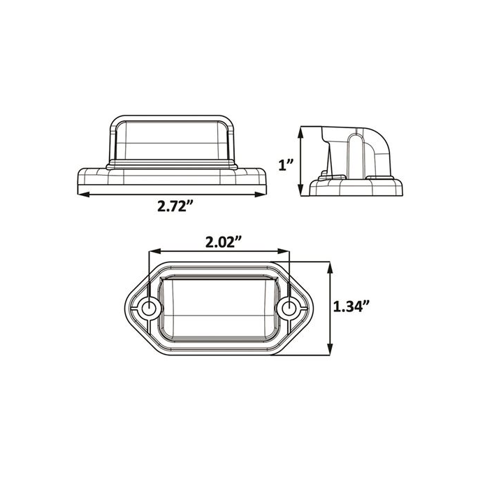 LED Trailer License Plate Light for Sure-Trac, Behnke & More