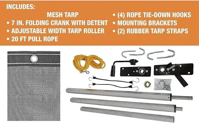 Dump Trailer Tarp Kit 7'x18' - Rodoc Leasing Sales & Service