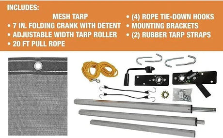 Dump Trailer Tarp Kit 7'x18' - Rodoc Leasing Sales & Service