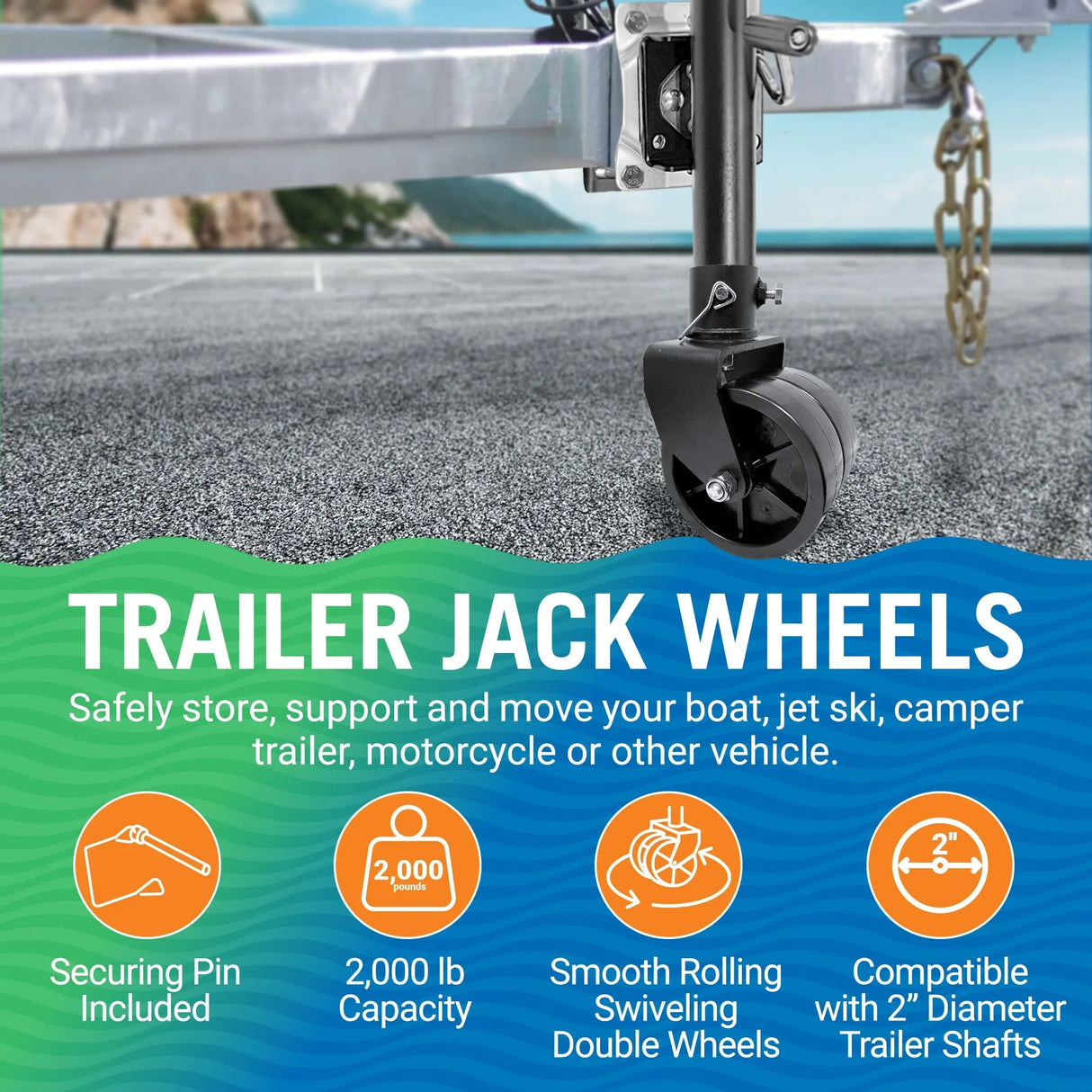 Trailer Jack Wheel Replacement