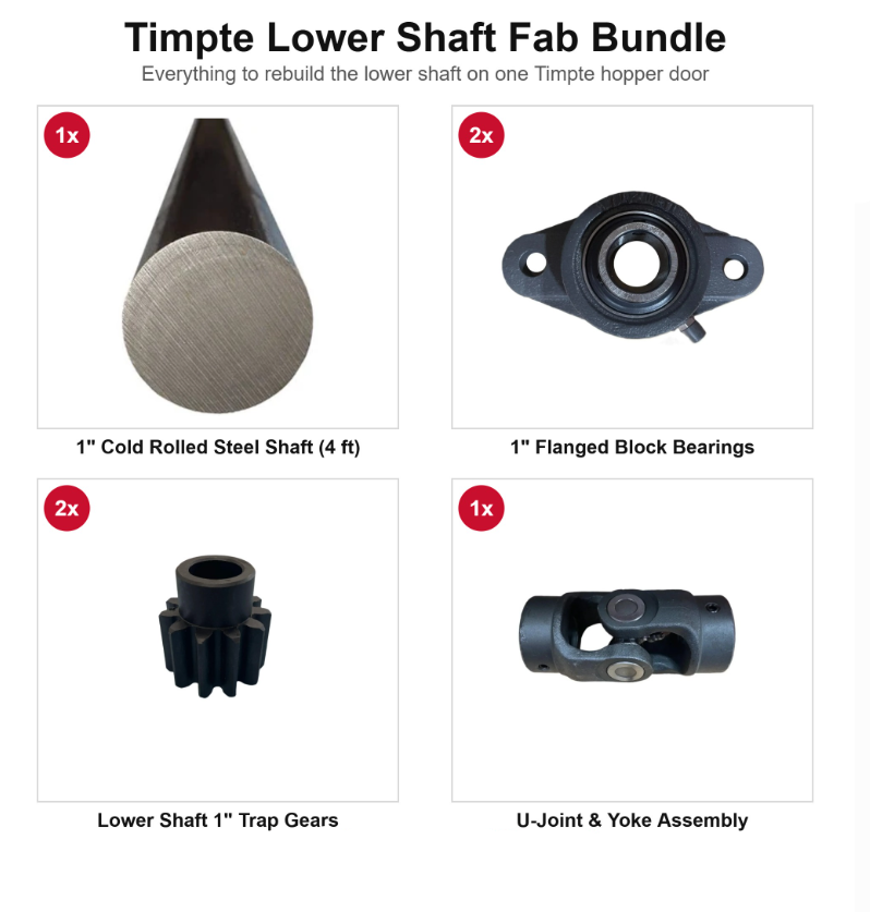 Timpte Lower Shaft Fab Bundle