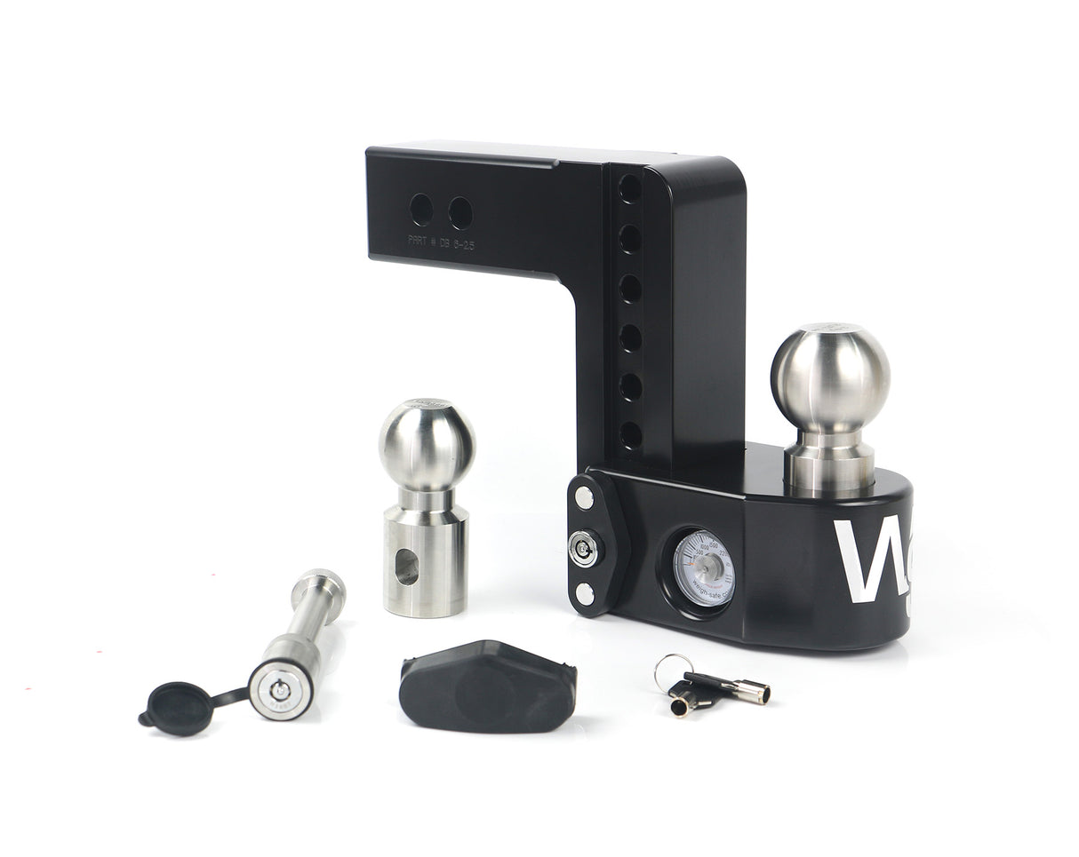 Cerakote Weigh Safe 6" Drop Hitch w/ 2.5" Shank (10K/18.5K GTWR) w/ WS05
