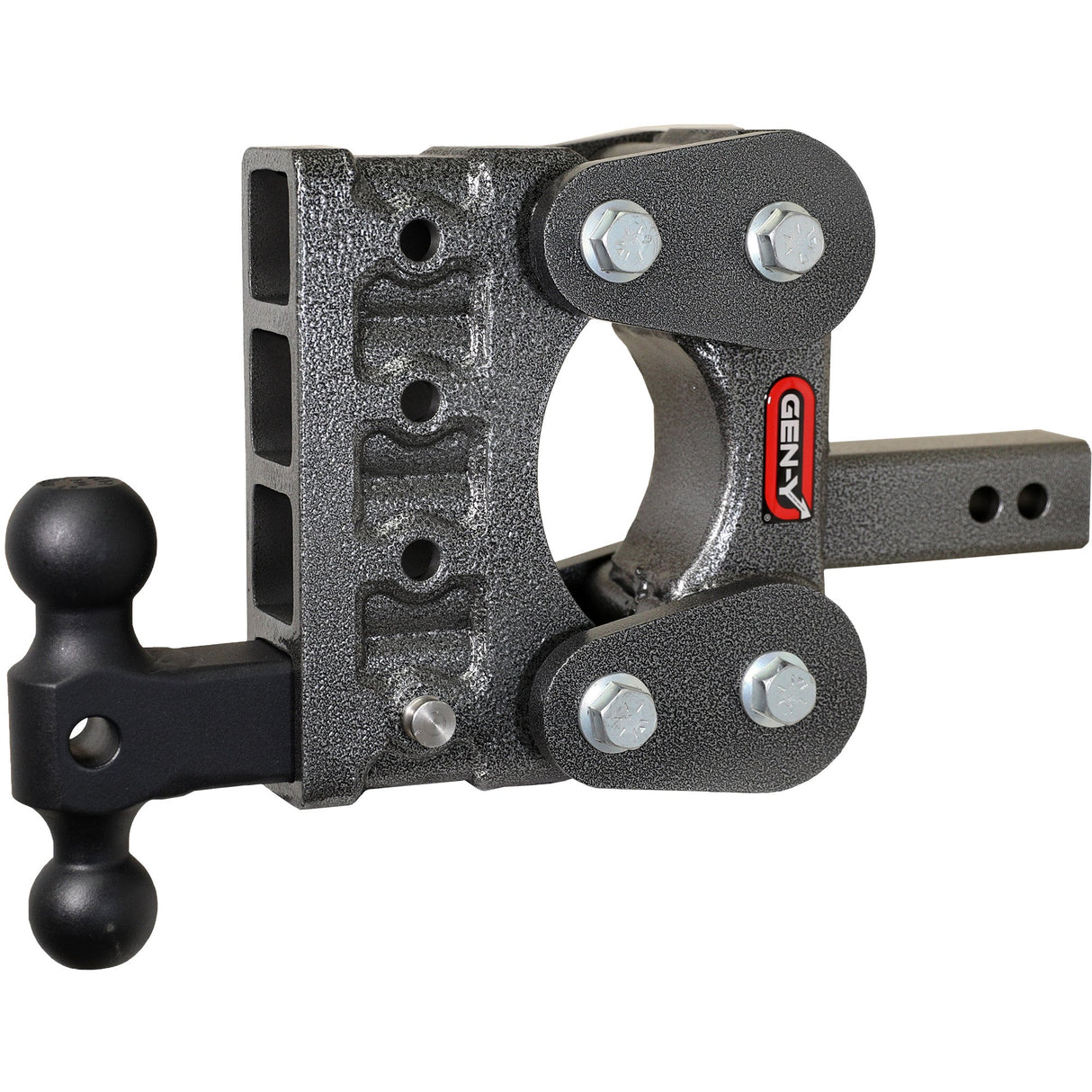 Gen-Y The BOSS TORSION-FLEX 2" Shank 5" Drop 1.1K TW 10K Hitch & GH-031 Dual-Ball