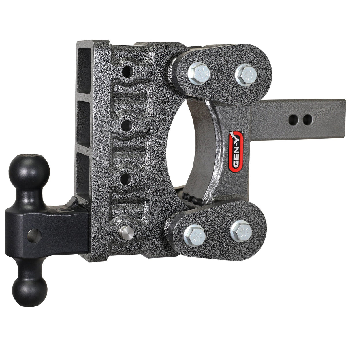 Gen-Y The BOSS TORSION-FLEX 2.5" Shank 6" Drop 2.4K TW 21K Hitch & GH-061 Dual-Ball