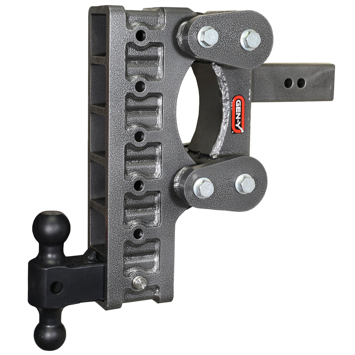Gen-Y The BOSS TORSION-FLEX 2.5" Shank 12" Drop 2.4K TW 21K Hitch & GH-061 Dual-Ball