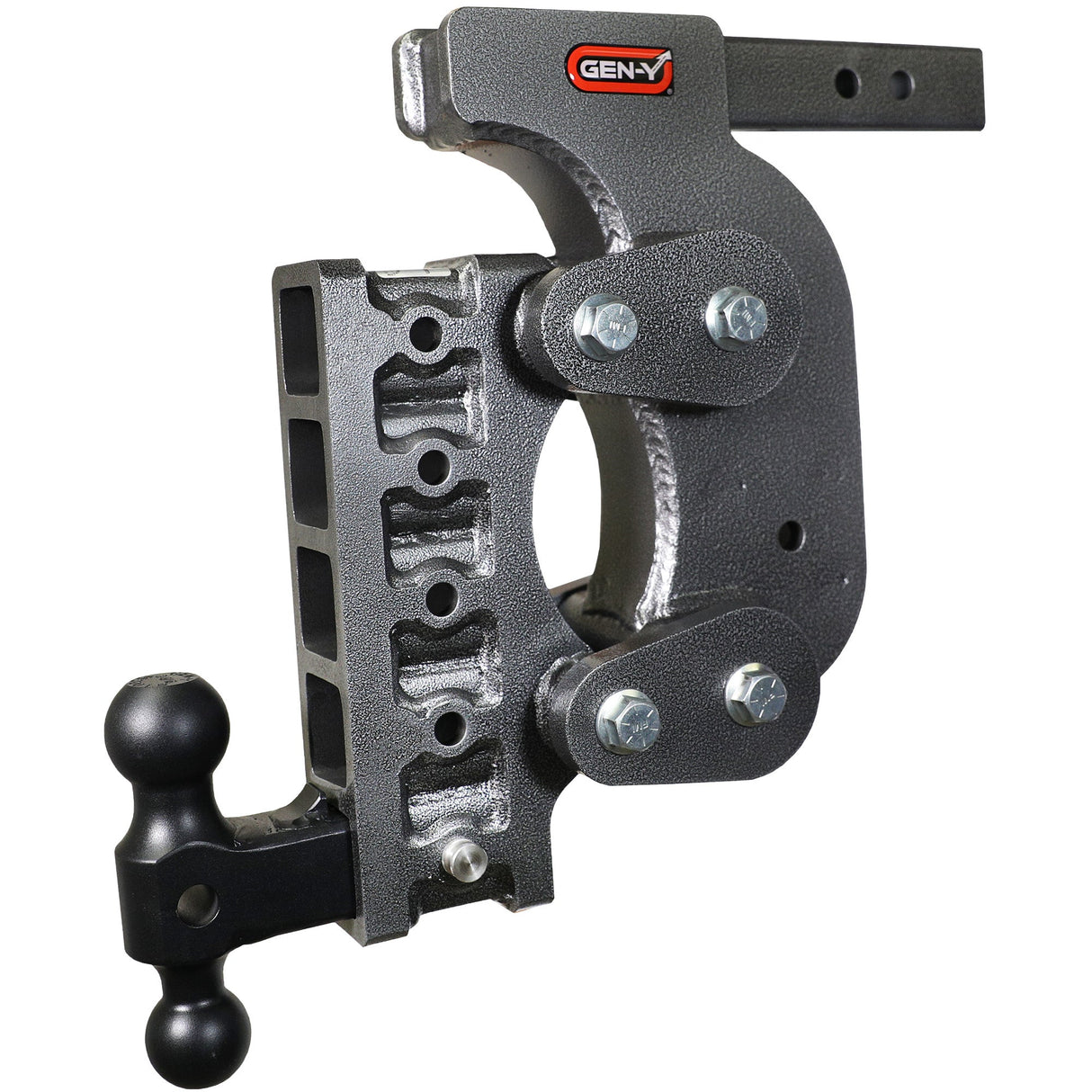 Gen-Y The BOSS TORSION-FLEX 2" Shank 15" Drop 1.7K TW 16K Hitch & GH-051 Dual-Ball & GH-0100 Stabilizer Kit