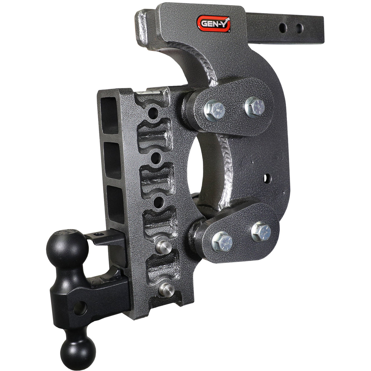 Gen-Y The BOSS TORSION-FLEX 2" Shank 15" Drop 1.7K TW 16K Hitch & GH-051 Dual-Ball & GH-032 Pintle Lock & GH-0100 Stab Kit