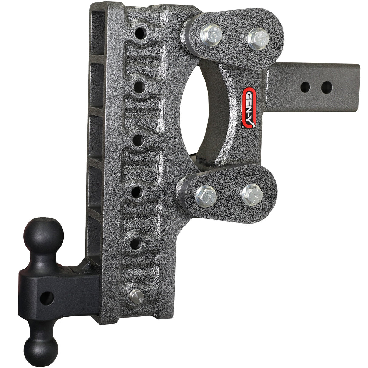 Gen-Y The BOSS TORSION-FLEX 3" Shank 12" Drop 2.4K TW 21K Hitch & GH-061 Dual-Ball