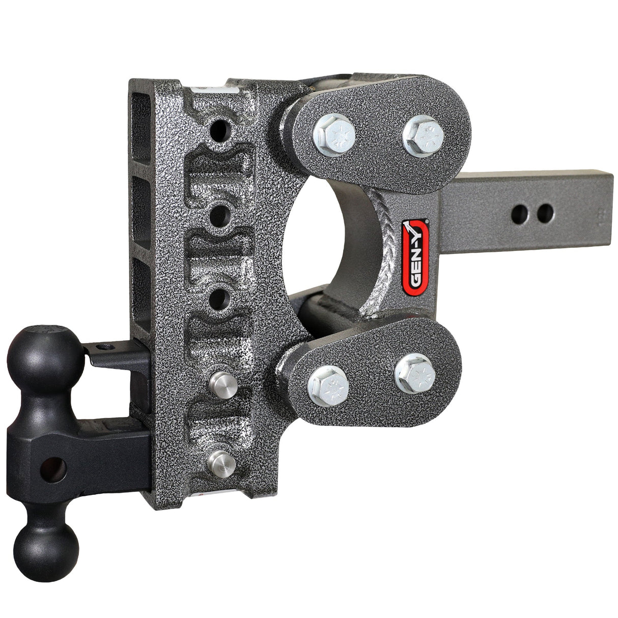 Gen-Y The BOSS TORSION-FLEX 2.5" Shank 7.5" Drop 1.1K TW 10K Hitch & GH-031 Dual-Ball & GH-032 Pintle Lock