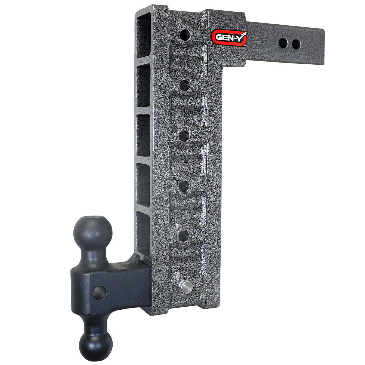 Gen-Y MEGA-DUTY 2.5" Shank 15" Drop 3K TW 21K Hitch & GH-061 Dual-Ball & GH-0101 Stabilizer Kit