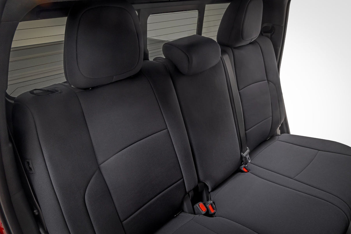 Rough Country Seat Covers | FR & RR | Double Cab | Toyota Tacoma 2WD/4WD (2024-2026)