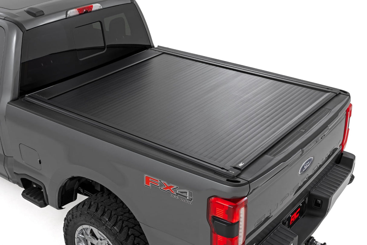 Rough Country Powered Retractable Bed Cover - 6'10" Bed - Ford F-250/F-350 Super Duty (2017-2026) - 51507650