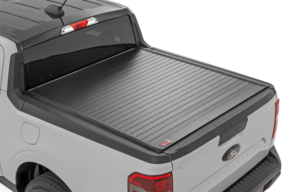 Rough Country Hard Roll-Up Bed Cover 4'6" Bed - Ford Maverick 2022-2026 - 50214500