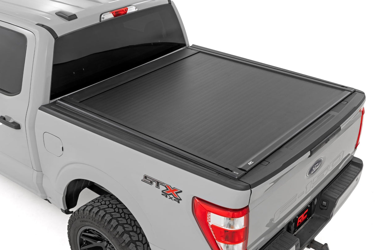 Rough Country Powered Retractable Bed Cover - Ford F-150 (2015-2026)/F-150 Lightning (2022-2026) - 51509550