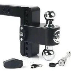 Weigh Safe Aluminum Hitch 2.5" Shank 6" Drop Black Finish - Rodoc Leasing Sales & Service