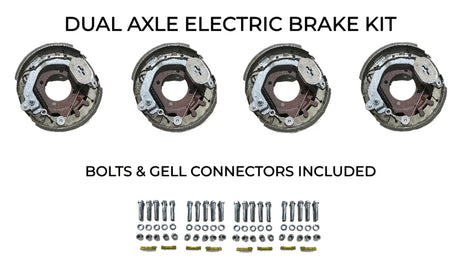 Dual Axle Self Adjusting Electric Brake Kit Compatible with Corn Pro Trailers - Rodoc Leasing Sales & Service