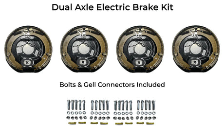 Dual Axle Self Adjusting Electric Brake Kit Compatible with Corn Pro Trailers - Rodoc Leasing Sales & Service