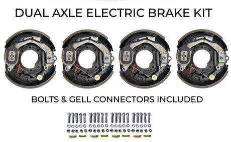 Dual Axle Self Adjusting Electric Brake Kit Compatible with Corn Pro Trailers - Rodoc Leasing Sales & Service