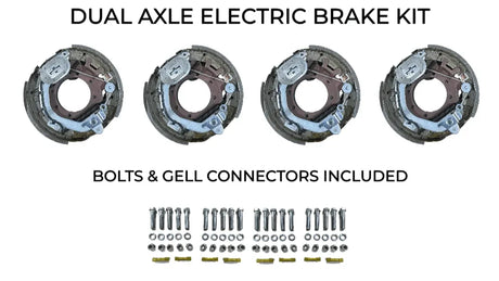 Dual Axle Self Adjusting Electric Brake Kit Compatible with Corn Pro Trailers - Rodoc Leasing Sales & Service