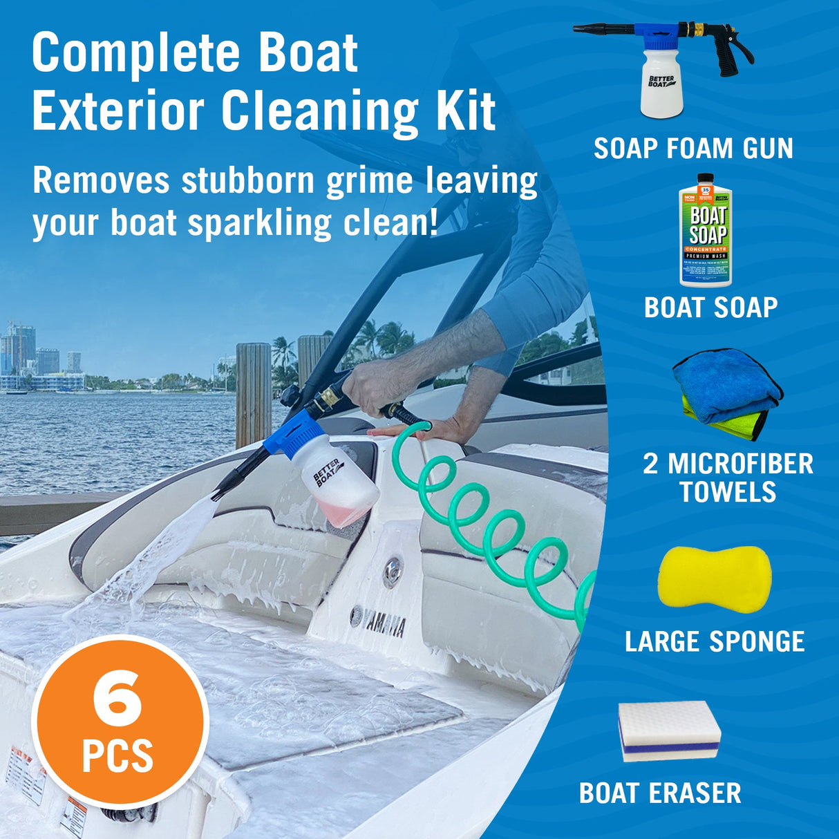 Boat Exterior Cleaning Kit