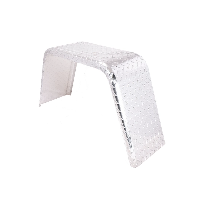 Husky Towing F0013 – Jeep-Style Aluminum Single-Axle Trailer Fender (Fits 13"–15" Wheels)