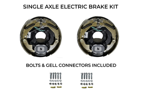 Single Axle Self Adjusting Electric Brake Kit Compatible with Interstate-1 Trailers - Rodoc Leasing Sales & Service