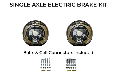 Single Axle Self Adjusting Electric Brake Kit Compatible with Interstate-1 Trailers - Rodoc Leasing Sales & Service